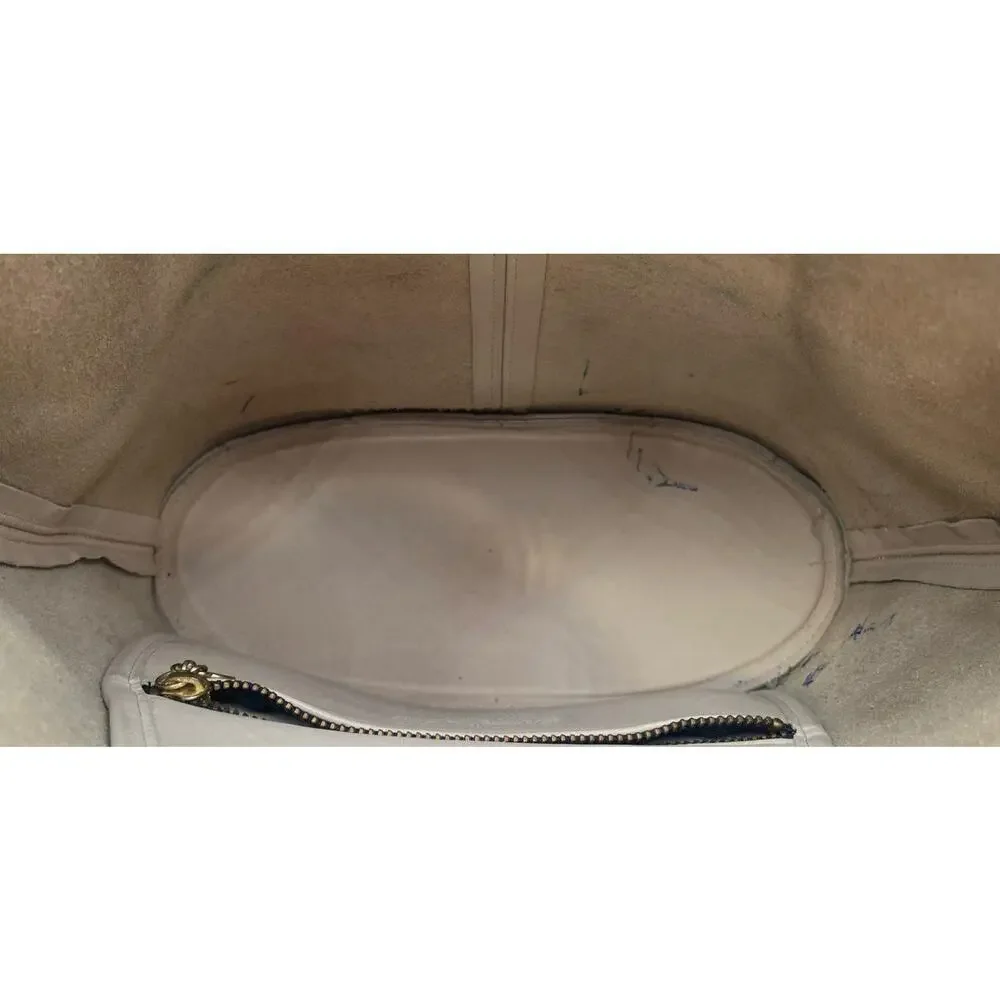 Women’s Coach 9946‎ Nicholas Glove-Tanned Leather Bucket Bag Beige USA RARE